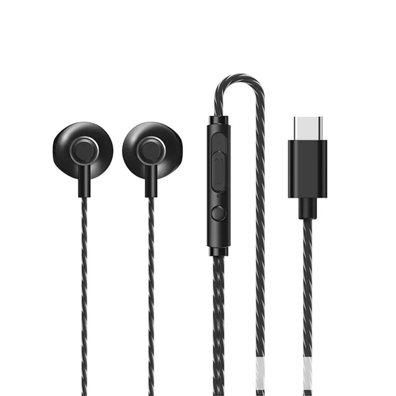 REMAX - Audiófonos Alámbricos Remax RM-711a Negro Type-C