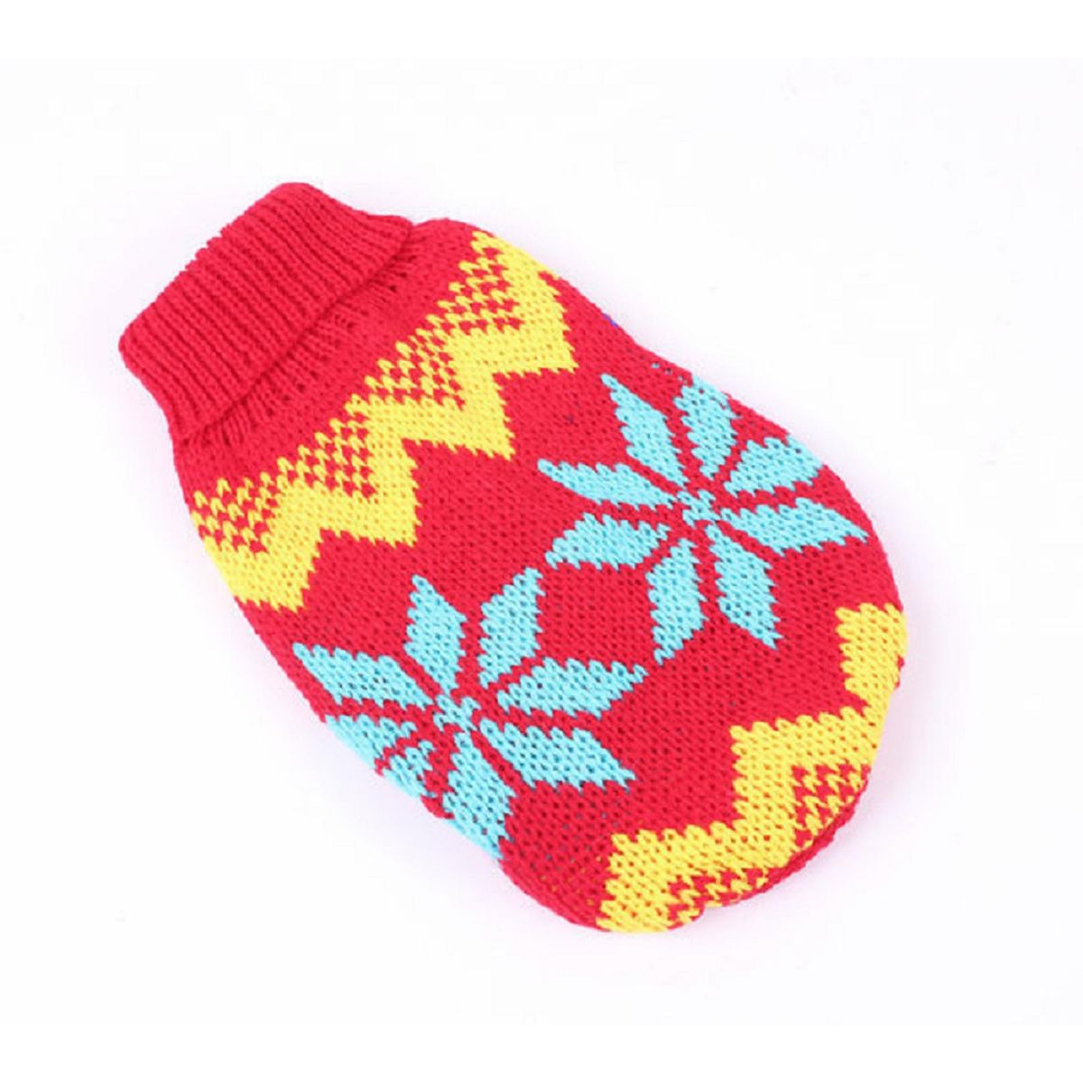 GENERICO - CHOMPA ROJA CON ESTRELLAS PARA PERRO GATO - TALLA S