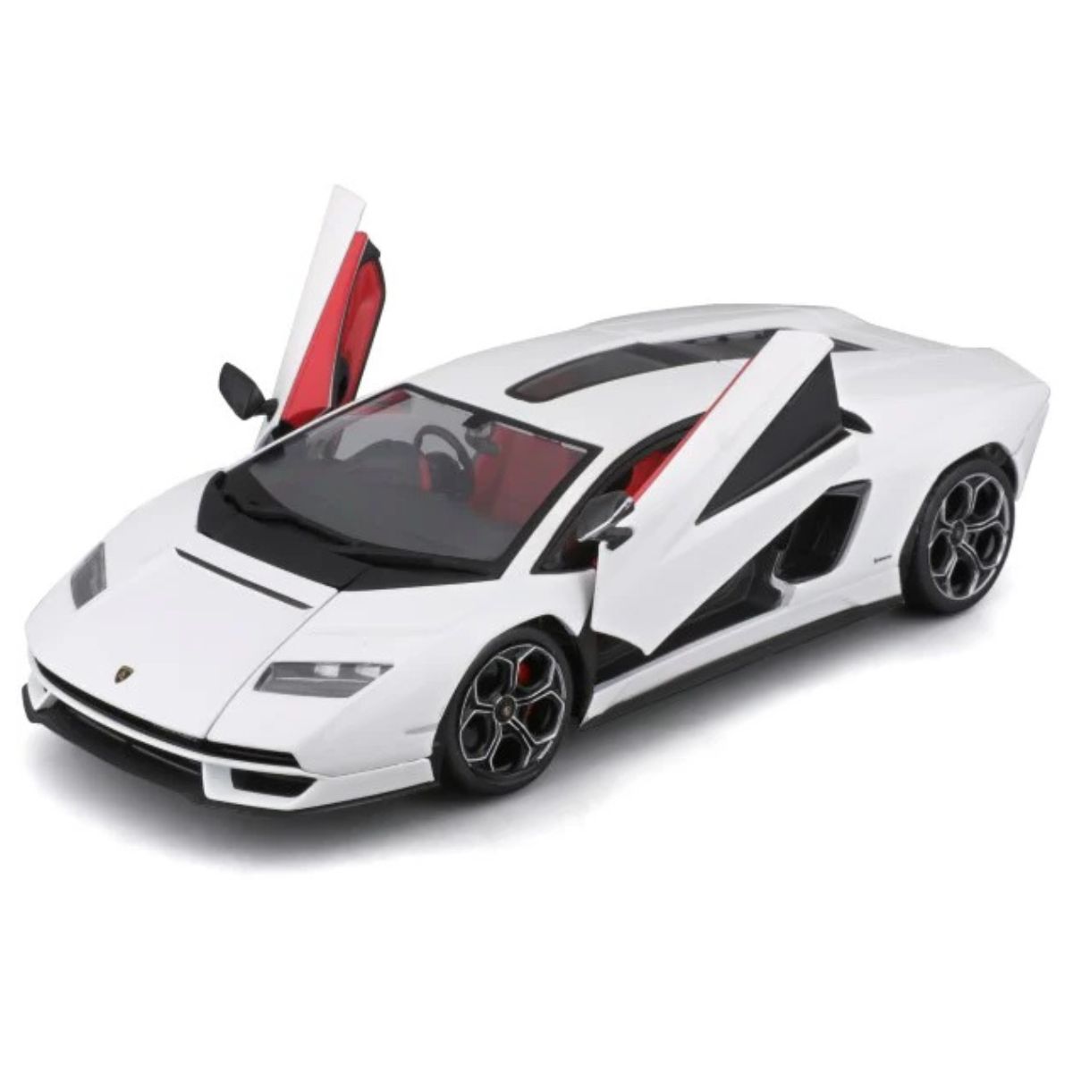 BBURAGO - Auto de Colección 124 Lamborghini Countach LP 800-4 Blanco