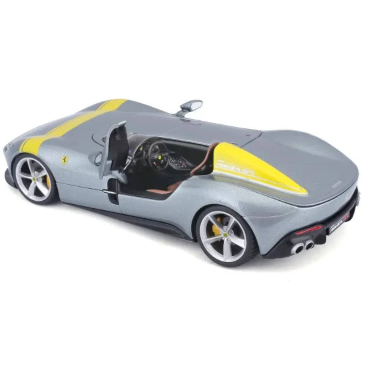 BBURAGO - Auto de Colección 124 Ferrari R&P Monza SP1 Gris