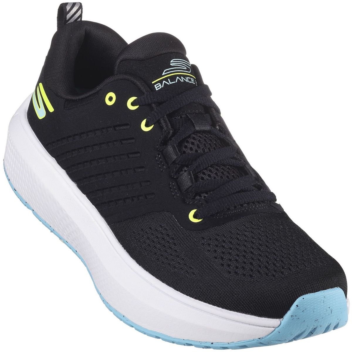 SKECHERS - Zapatilla Skechers Go Run Balance 3 172085BKW Negro para Mujer