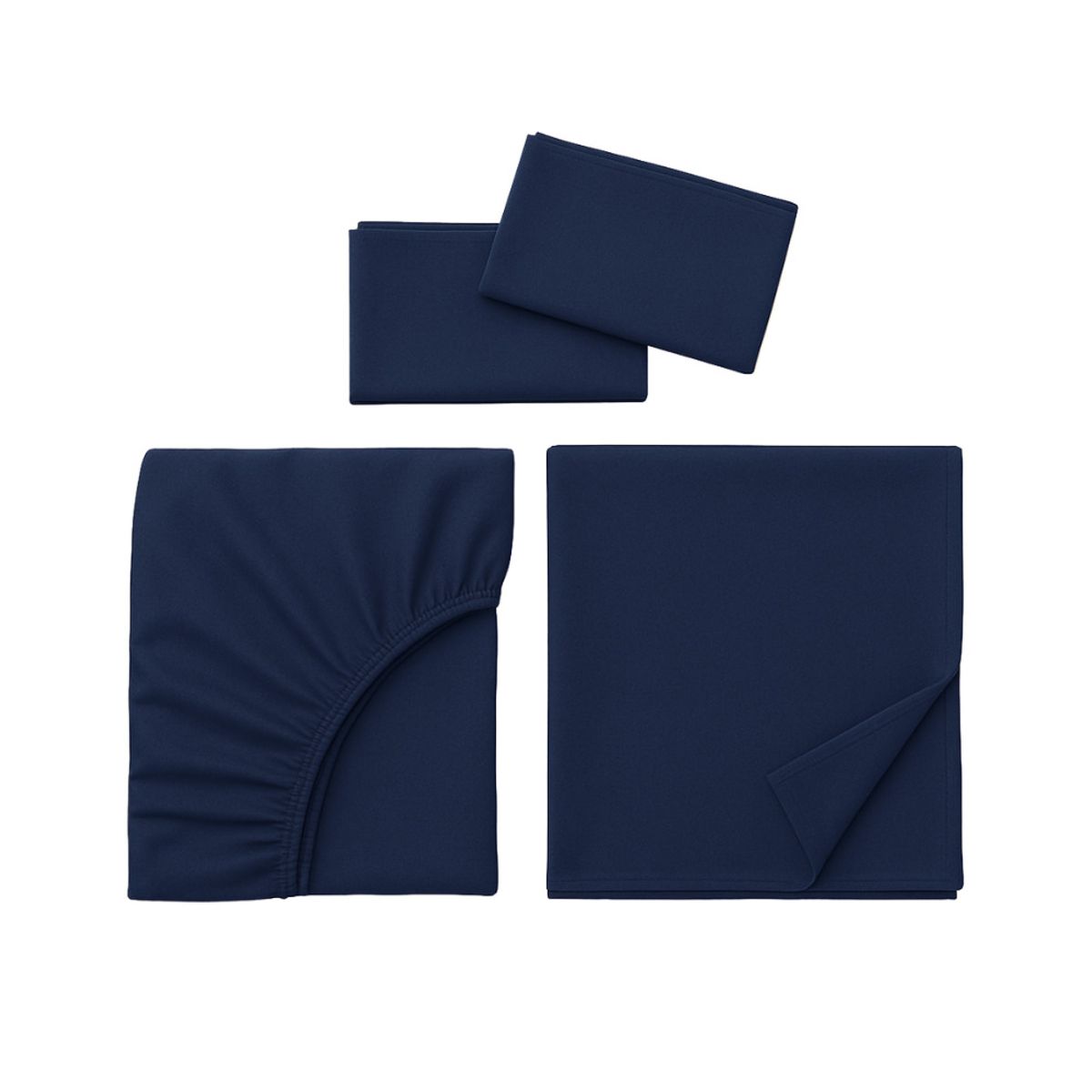 GENERICO - JUEGO DE SÁBANAS 2 PLAZAS ALGODÓN