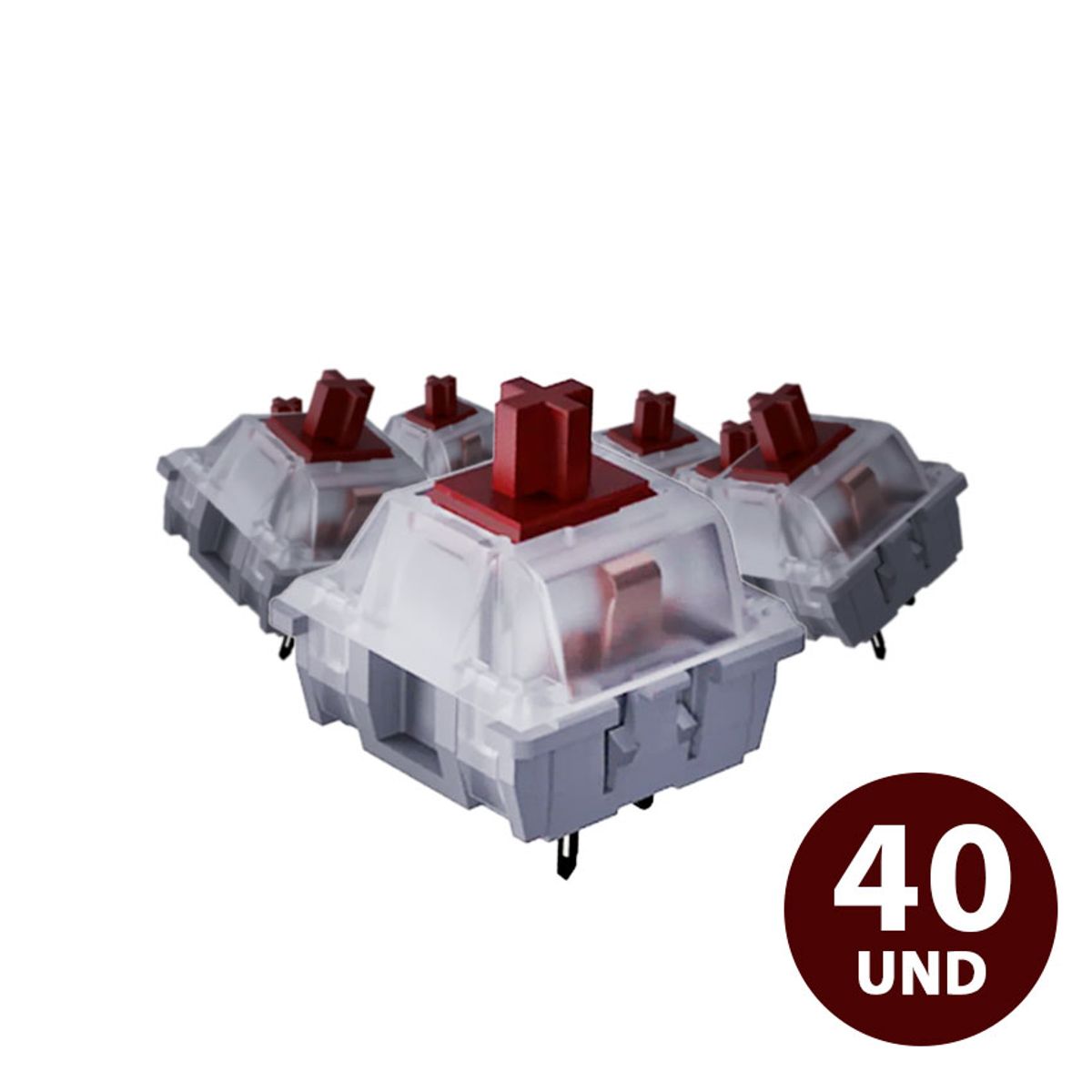 VSG - Switch de teclado VSG Kailh Speed Copper 3 Pines 70M Pulsaciones