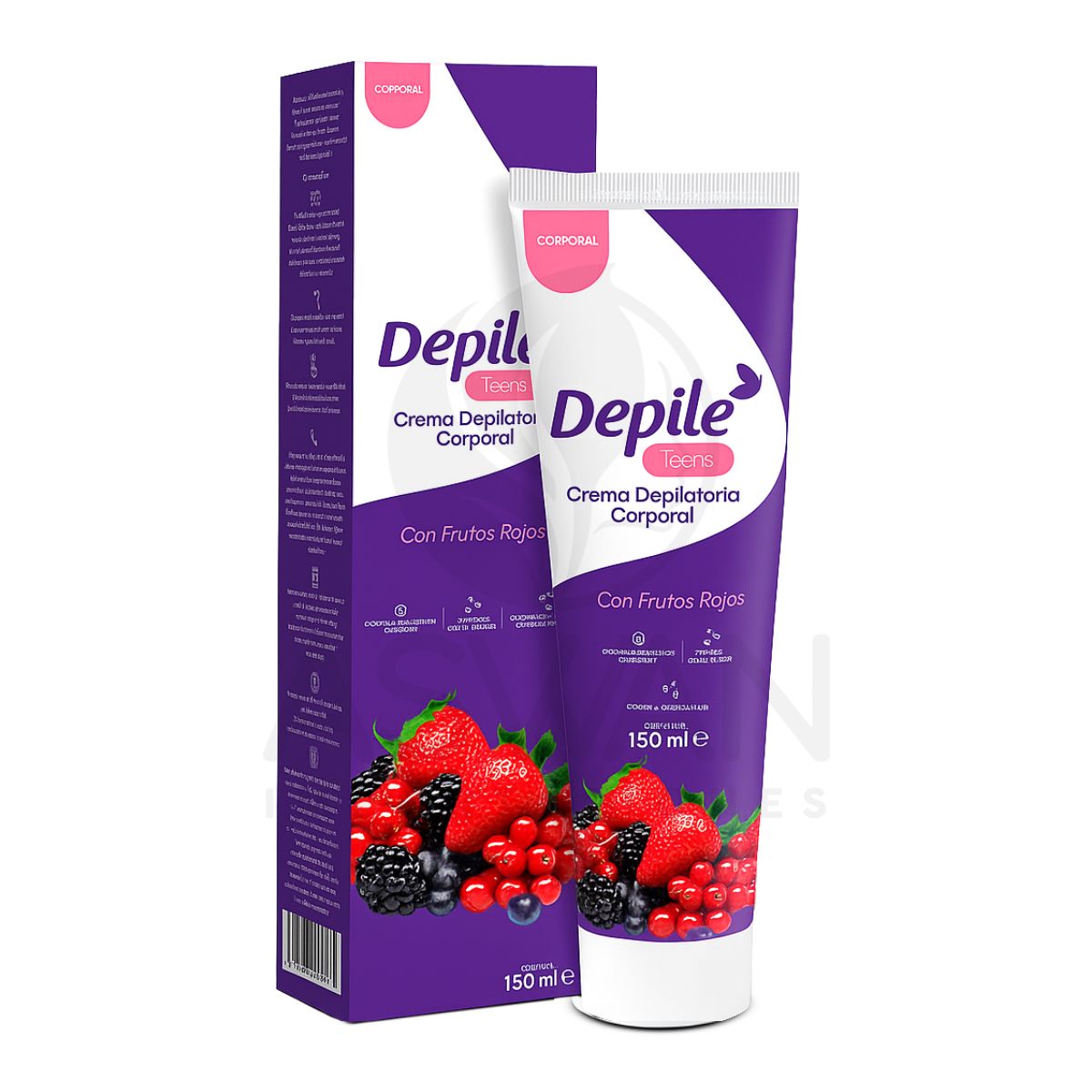 GENERICO - Crema Depilatoria Corporal Teens con Frutos Rojos 150 ml  Depilé