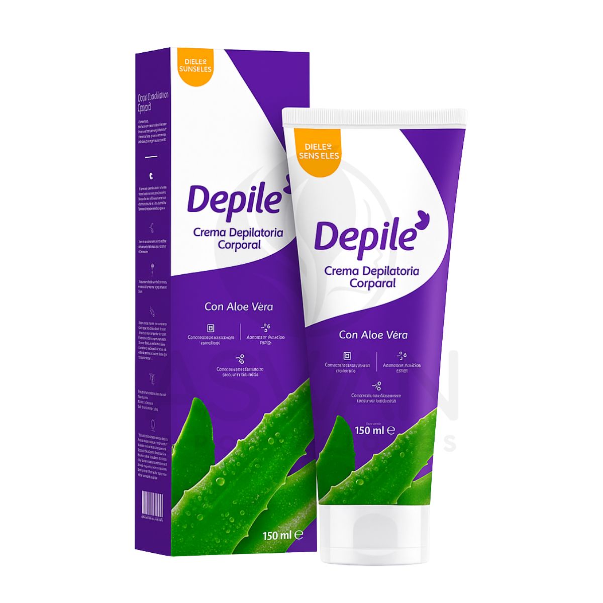 GENERICO - Crema Depilatoria Corporal Aloe Vera Pieles Sensibles 150 ml  Depilé