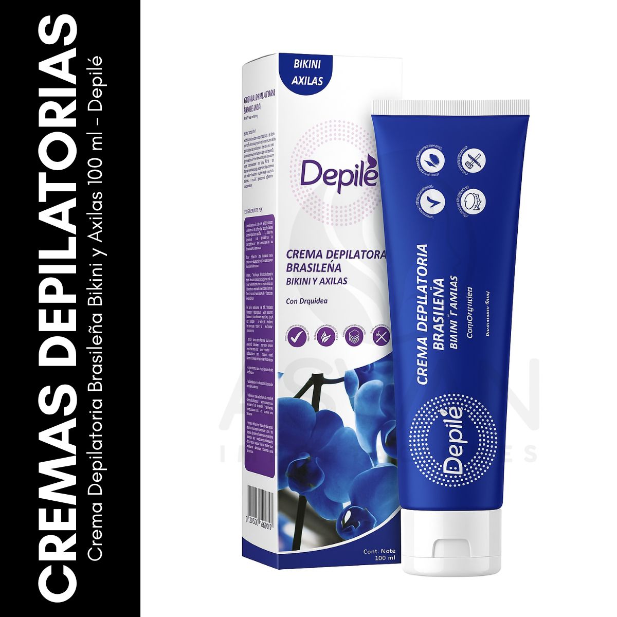 GENERICO - Crema Depilatoria Brasileña Bikini y Axilas 100 ml  Depilé