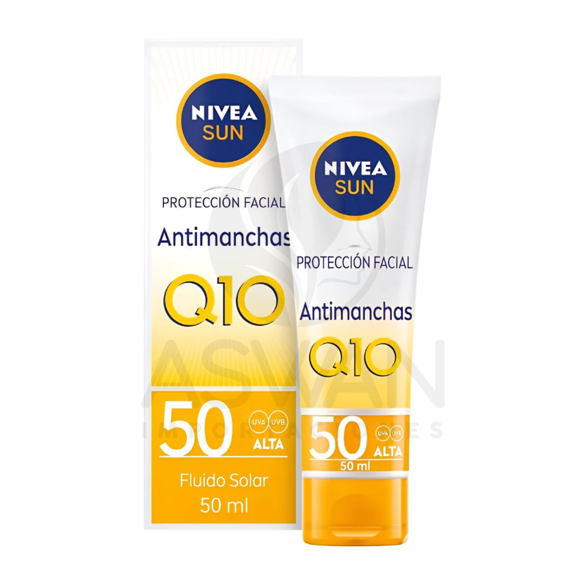 GENERICO - Protector Solar Facial Antimanchas Q10 FPS50 50 ml  NIVEA SUN