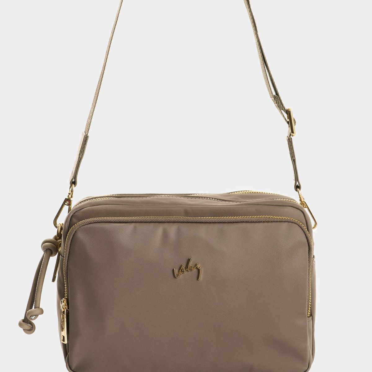 VELEZ - Vélez Morral En Lona Y Cuero Para Mujer Square Gris