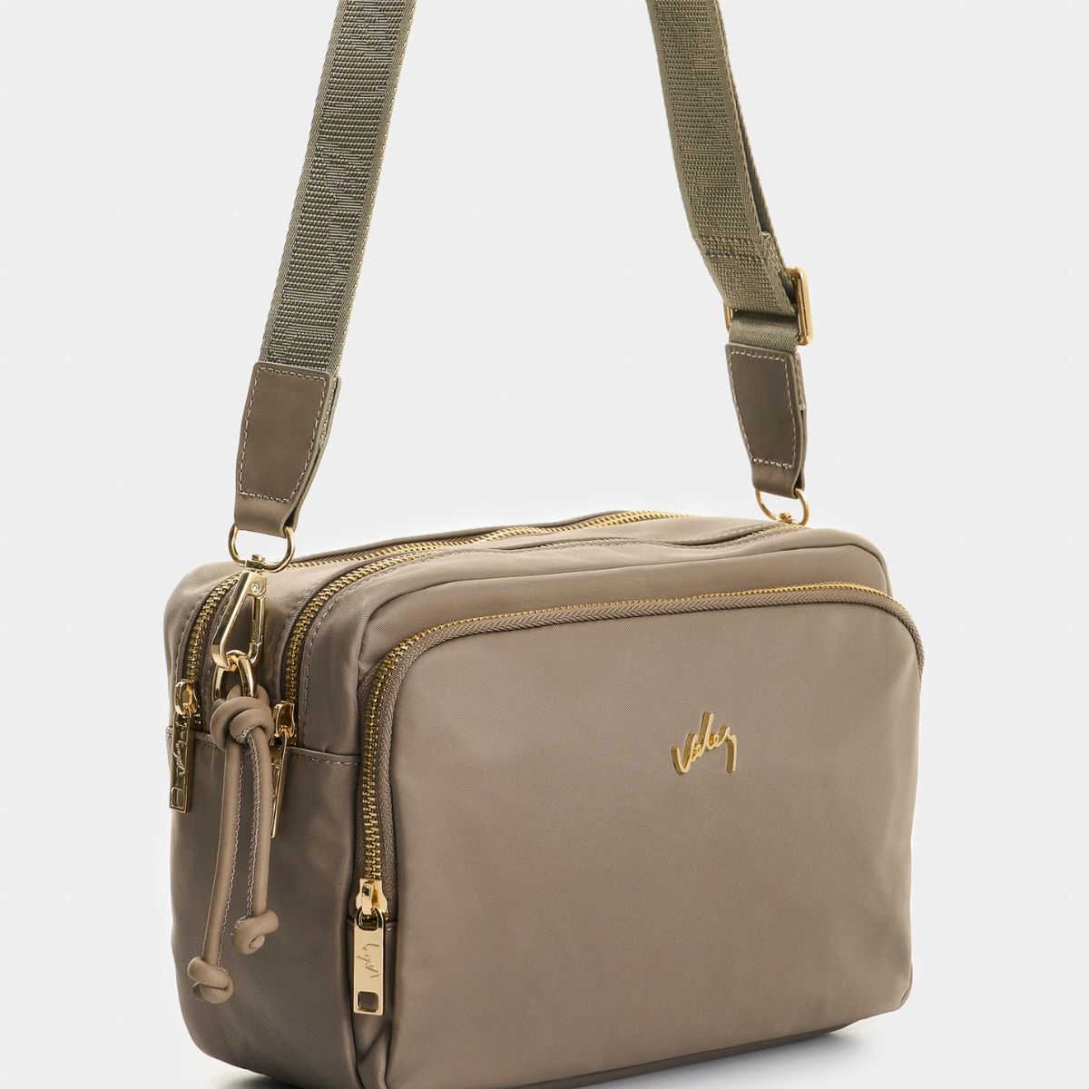 VELEZ - Vélez Morral En Lona Y Cuero Para Mujer Square Gris