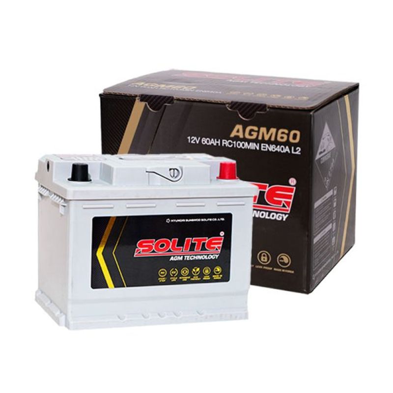 GENERICO - Batería Auto Solite AGM LN2 13 Placas 60Ah/640A