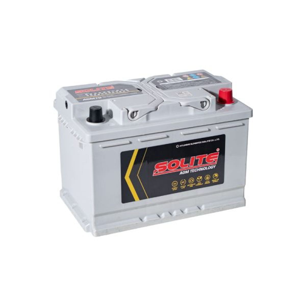 Batería Auto Solite AGM LN3 15 Placas 70Ah/760A, marca GENERICO - Foto 2