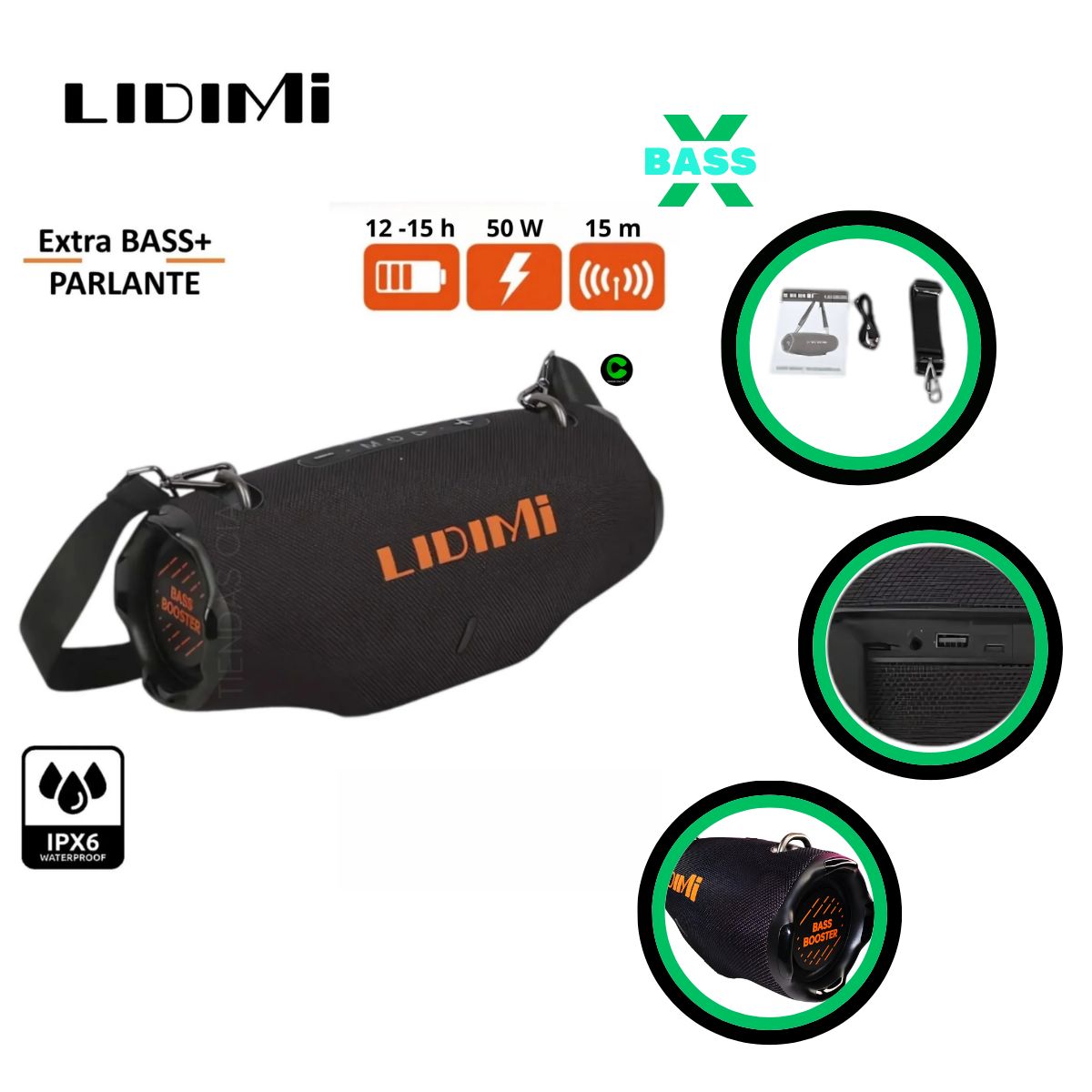 LIDIMI - PARLANTE LIDIMI Modelo LD-S835 50W FMBT