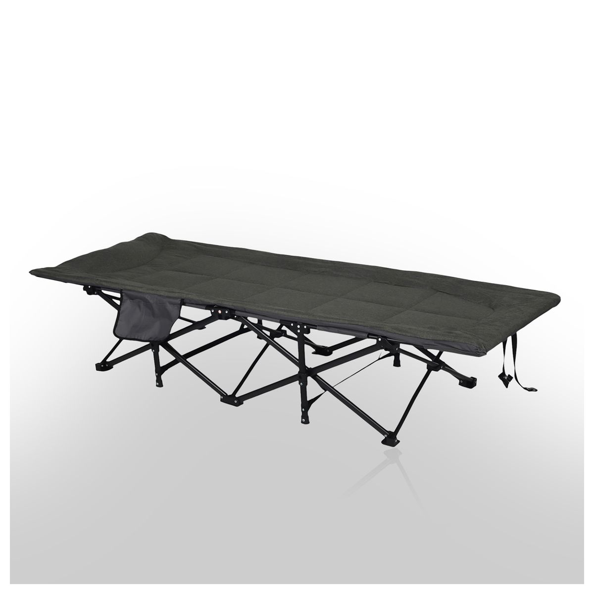 ATLETIS - Cama Plegable 1P para Camping 37x66x188 cm de hasta 120 kg