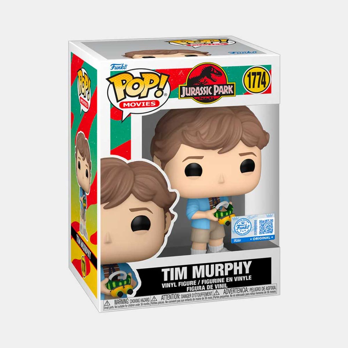 FUNKO - FUNKO POP JURASSIC PARK - TIM MURPHY WITH GOGGLES SE