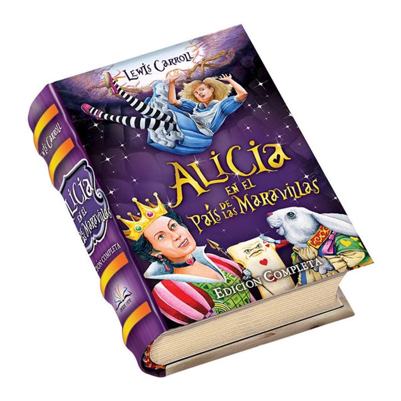 GENERICO - MINI LIBRO ALICIA EN EL PAÍS DE LAS MARAVILLAS - EDICIÓN COMPLETA