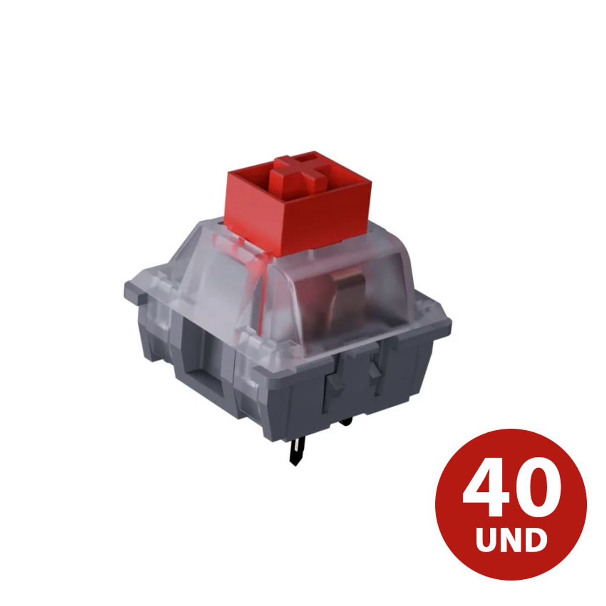 VSG - Switch PARA TECLADO VSG Kailh Box Red para teclado mecánico 3 pines