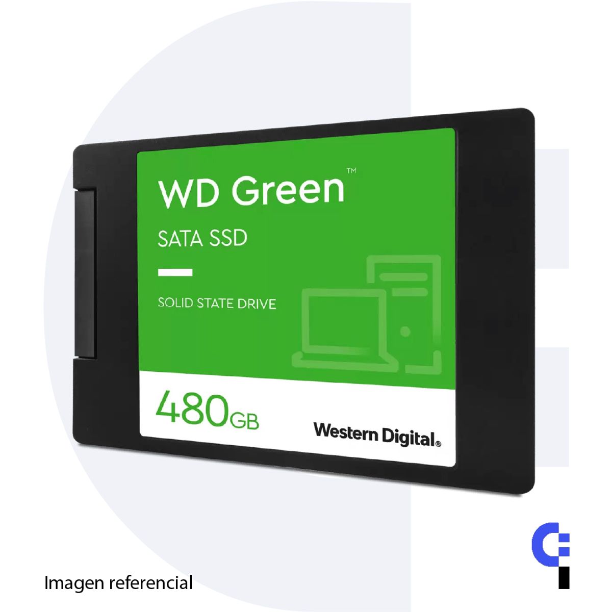 WESTERN DIGITAL - SSD 480GB WESTERN DIGITAL GREEN SATA 25