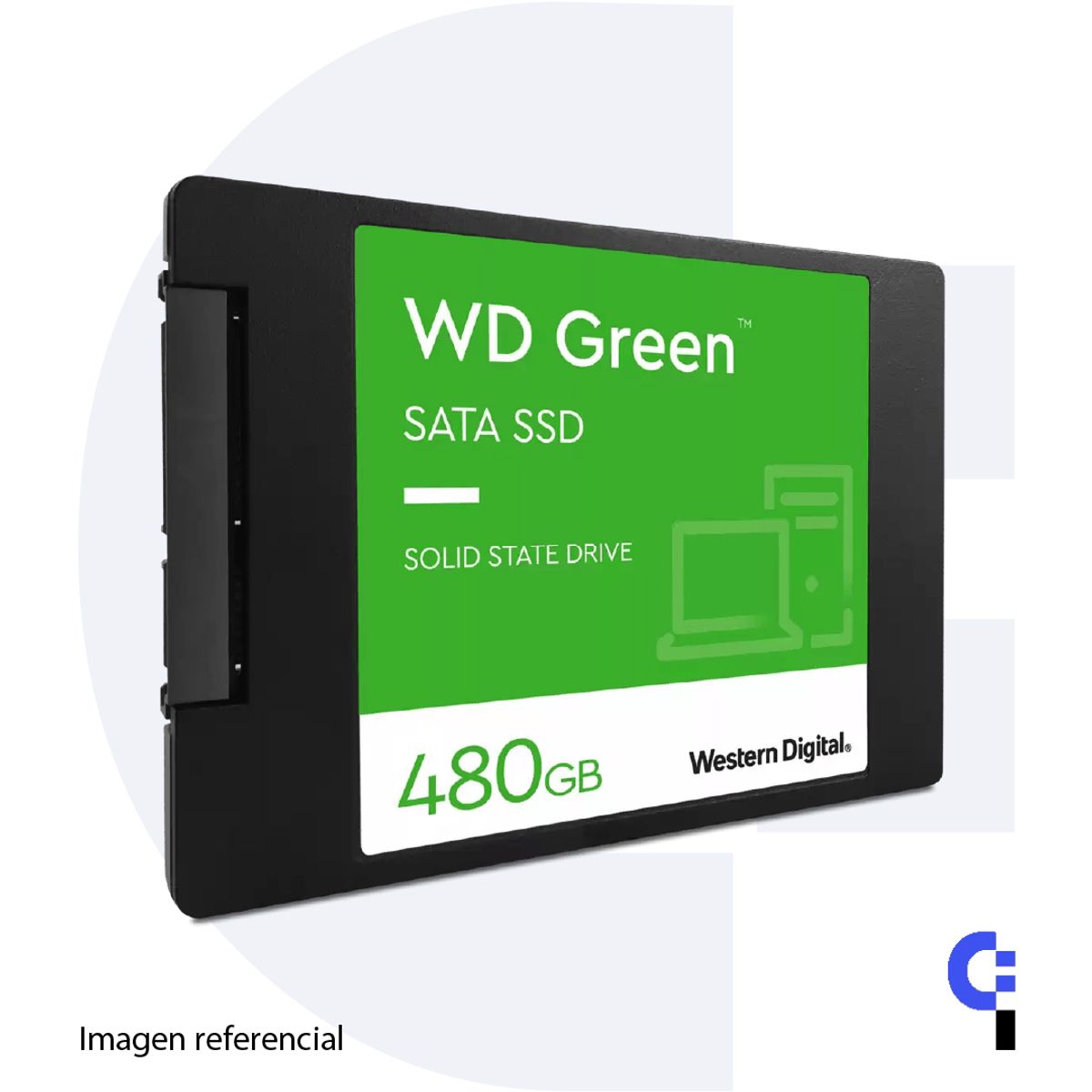 WESTERN DIGITAL - SSD 480GB WESTERN DIGITAL GREEN SATA 25