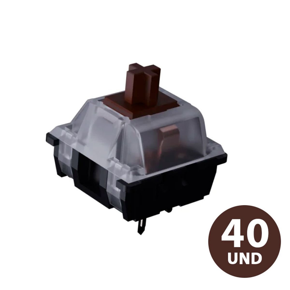 VSG - Switch VSG Kailh Regular Brown mecánico táctil 3 pines