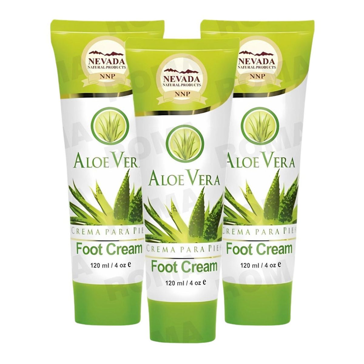 NEVADA NATURAL PRODUCTS - PACK 3 CREMA DE ALOE VERA PARA PIES 120ML NEVADA