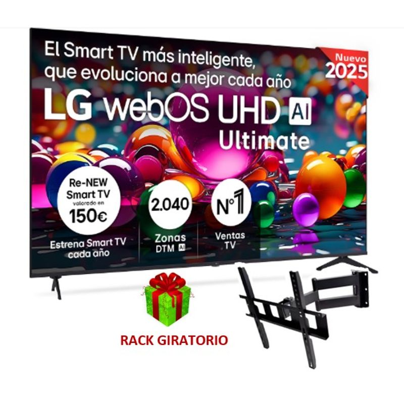 LG - TELEVISOR 75 LG 75UA8000PSB SMART TV UHD 4K THINQ AI 2025
