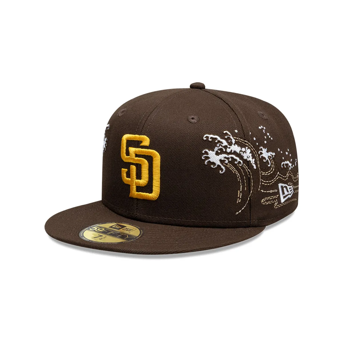 NEW ERA - Gorra 59Fifty MLB  San Diego Padres Tonal Wave Dark Brown