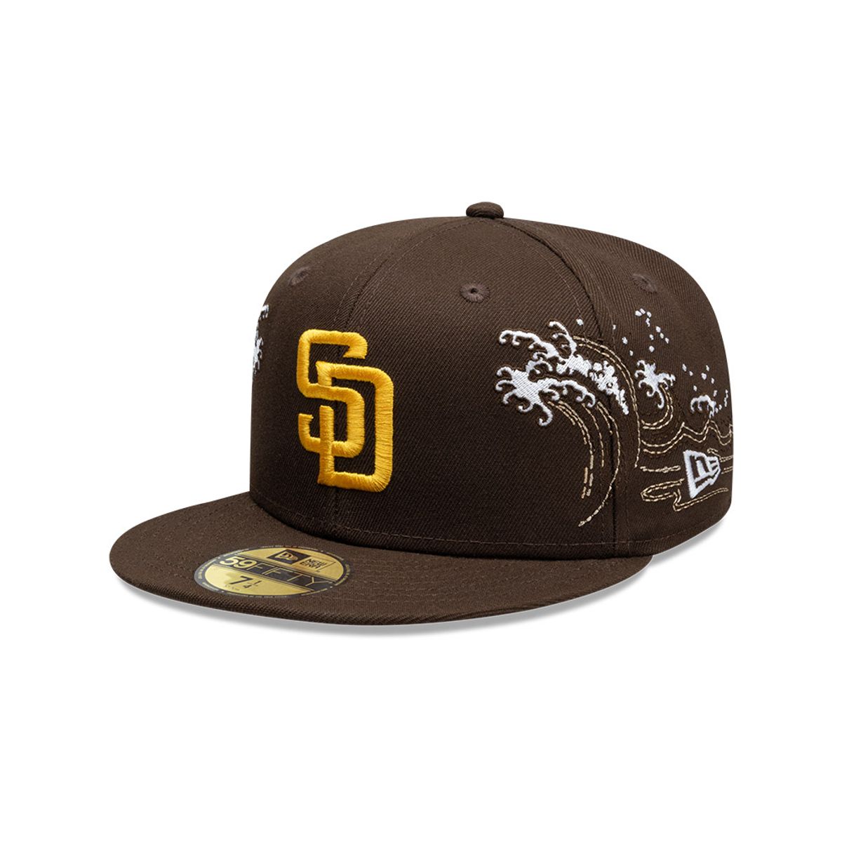 NEW ERA - Gorra 59Fifty MLB  San Diego Padres Tonal Wave Dark Brown