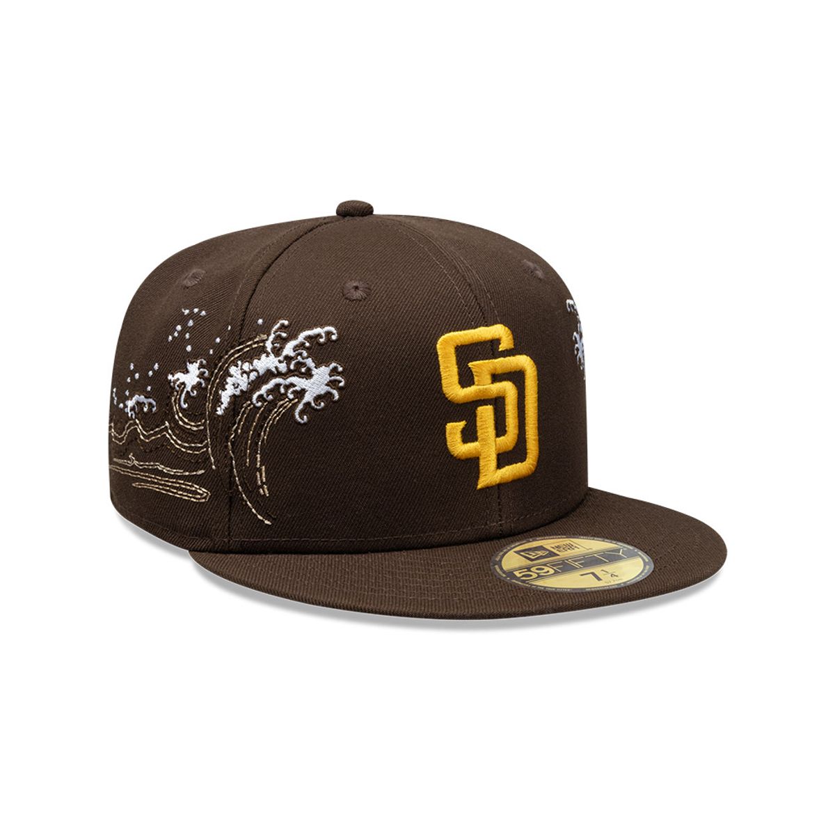 NEW ERA - Gorra 59Fifty MLB  San Diego Padres Tonal Wave Dark Brown