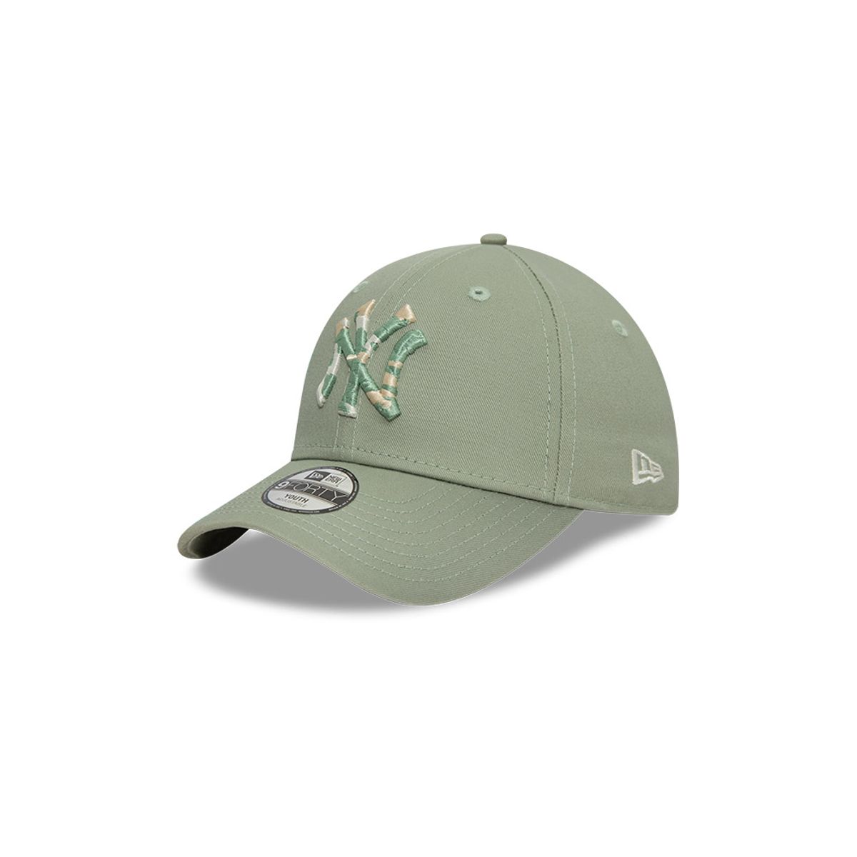 NEW ERA - Gorra 9Forty MLB  NY Yankees Camo Infill Green Pstl Niños