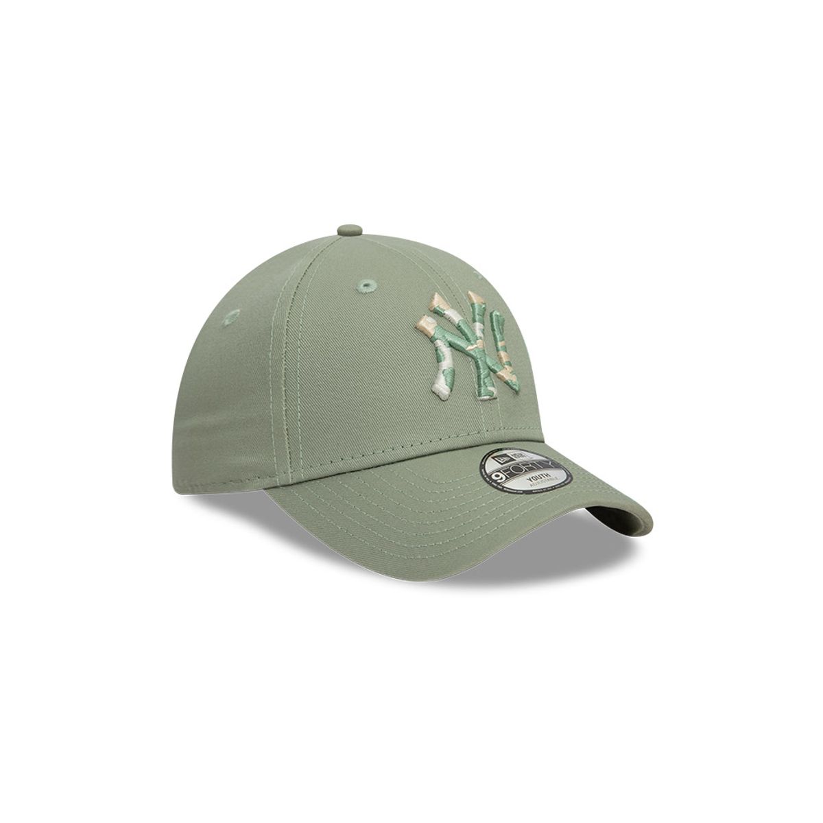 NEW ERA - Gorra 9Forty MLB  NY Yankees Camo Infill Green Pstl Niños