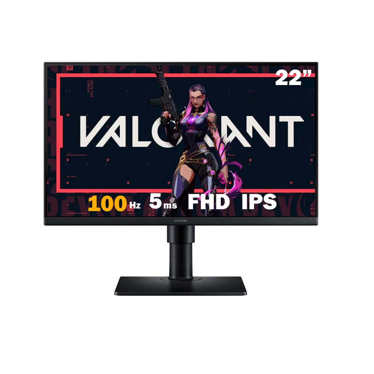 SAMSUNG - MONITOR SAMSUNG LS22D400GALXPE Essential S4 22 IPS FHD 100Hz 5ms Pivote