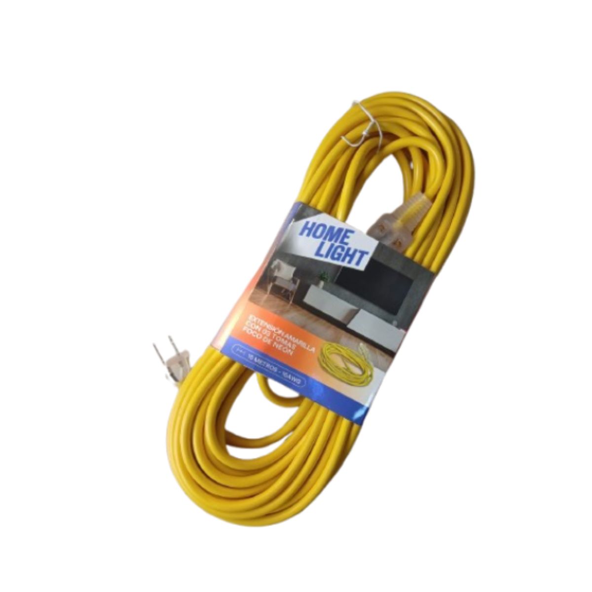 GENERICO - EXTENSIÓN ELÉCTRICA DE 10 METROS CON 3 TOMAS