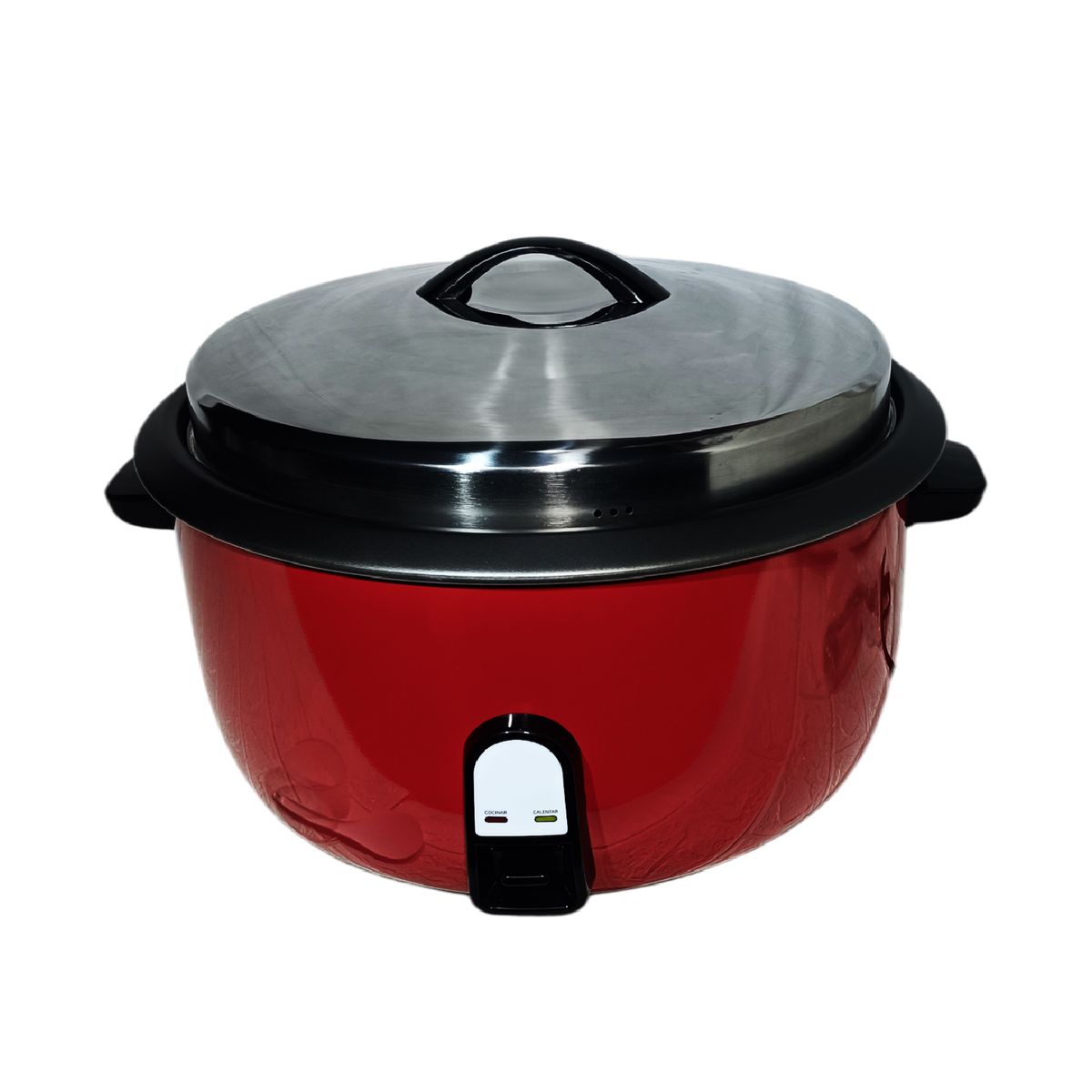 NATIONALIZER - Olla Arrocera Electrica Grande 10 Litros (60 Tazas) Nationalizer Rojo