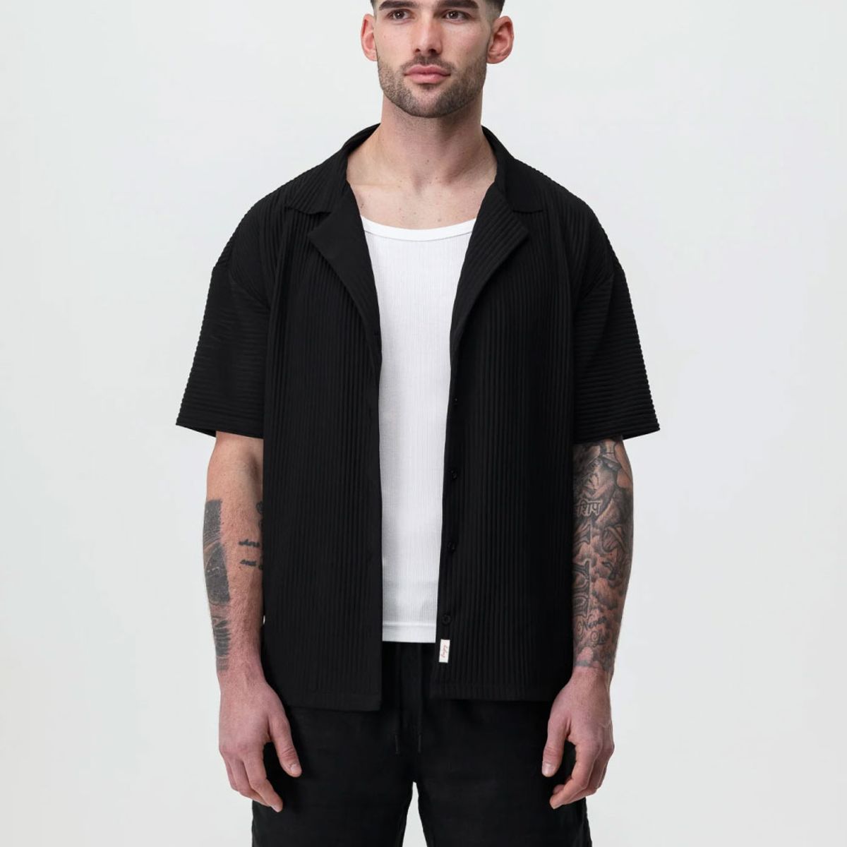 GENERICO - Camisa pliegos de hombre