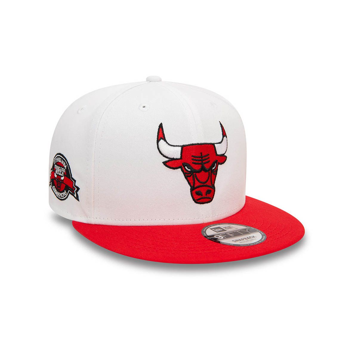 NEW ERA - Gorra 9Fifty NBA Chicago Bulls White Crown Red