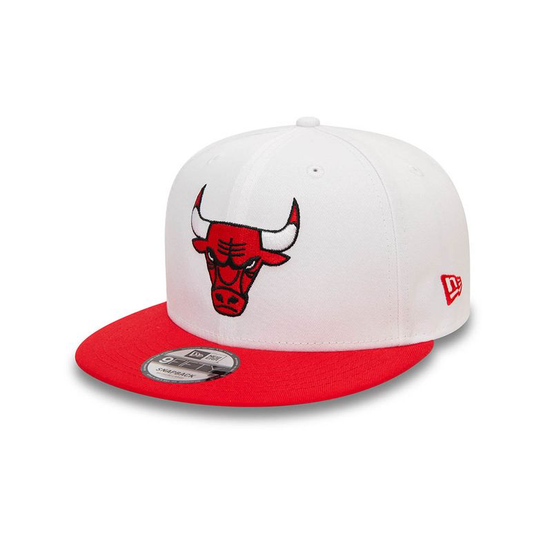 NEW ERA - Gorra 9Fifty NBA Chicago Bulls White Crown Red