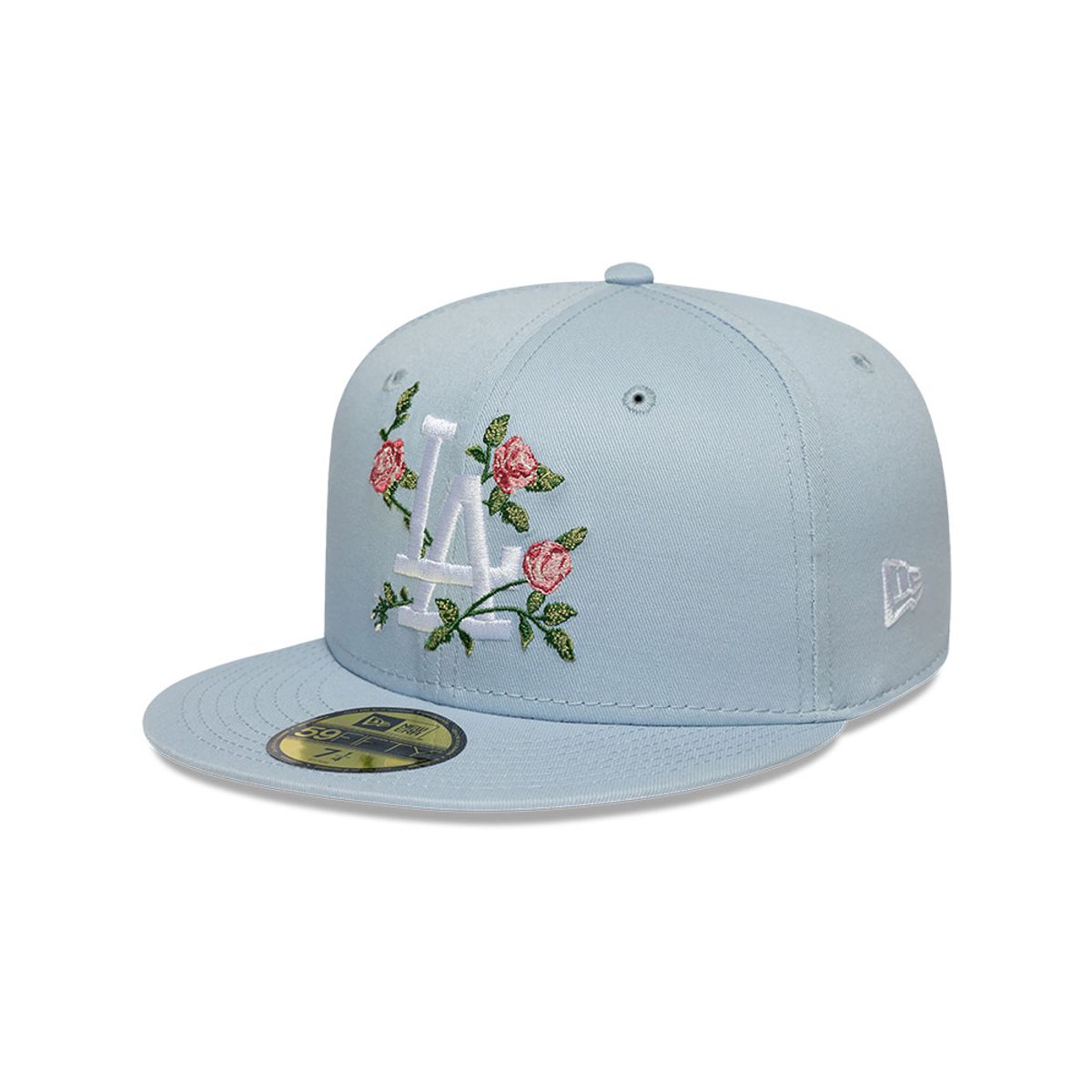 NEW ERA - Gorra 59Fifty MLB Los Angeles Dodgers MLB Floral Pastel Blue