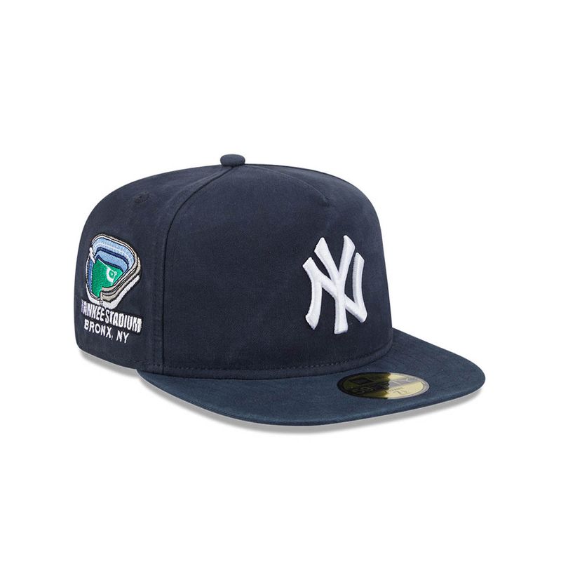 NEW ERA - Gorra 59Fifty MLB NY Yankees Championship Side Flag Navy