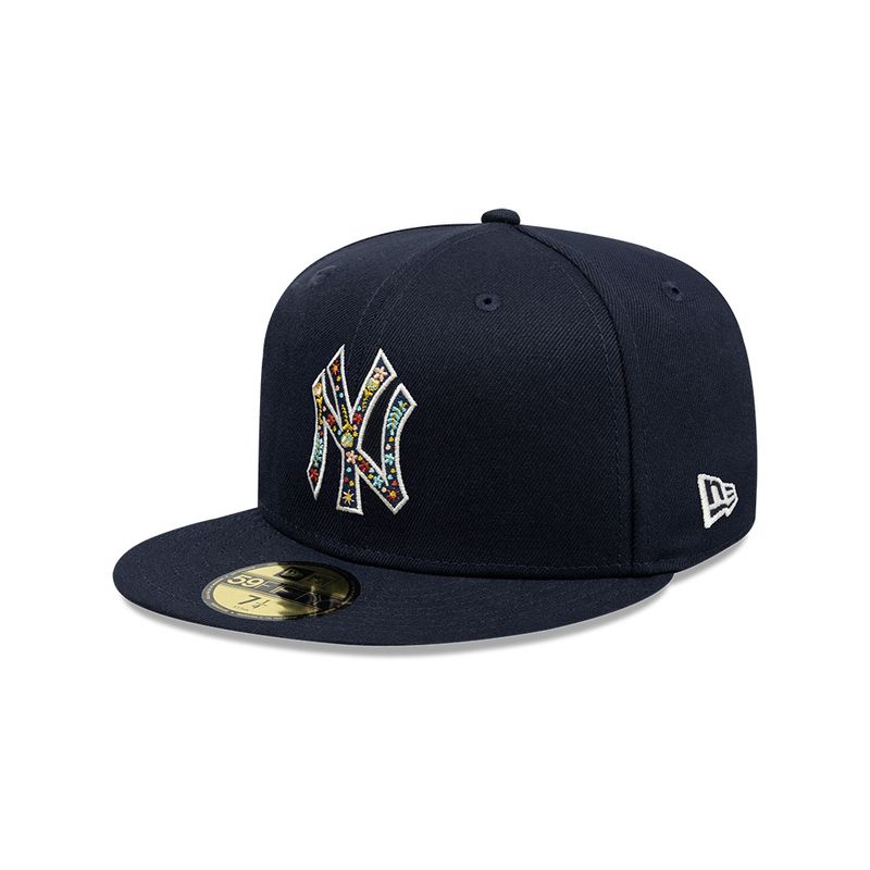 NEW ERA - Gorra 59Fifty MLB  New York Yankees Floral Infilled Navy