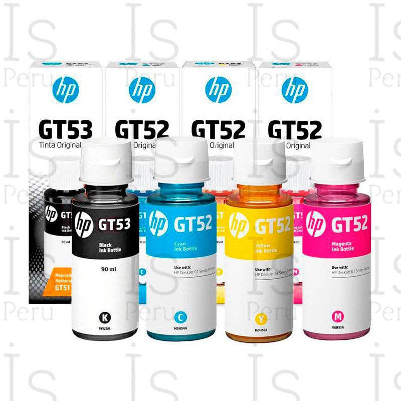 GENERICO - PACK DE TINTAS HP GT52 - GT53