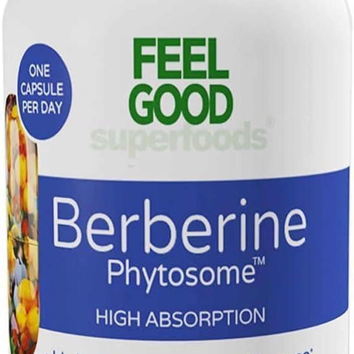 GENERICO - Feel Good Superfoods Berberine Phytosome –550 mg – 120 cápsulas