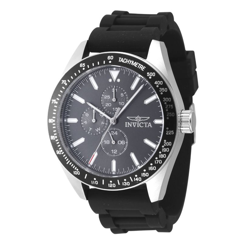 INVICTA - Reloj Invicta Aviator para hombre - 45 mm, negro (47589)