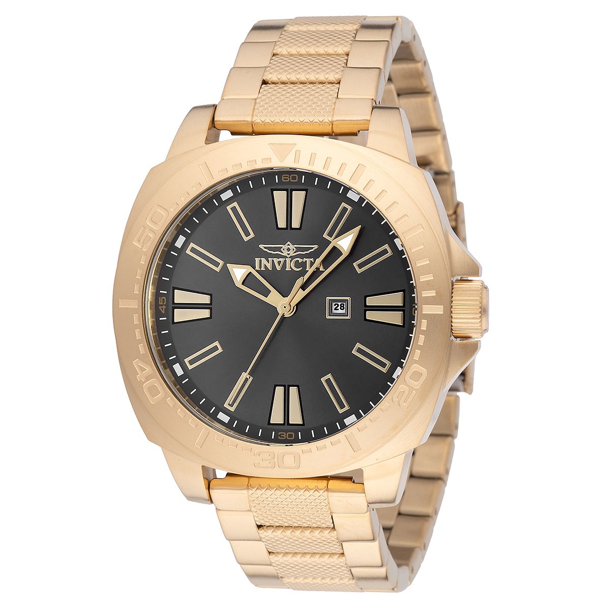 INVICTA - Reloj Invicta Speedway para hombre - 46 mm, dorado (48934)