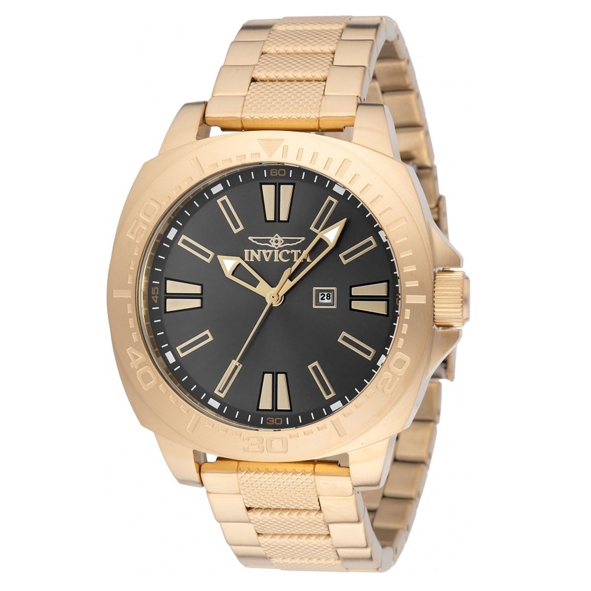 INVICTA - Reloj Invicta Speedway para hombre - 46 mm, dorado (48934)