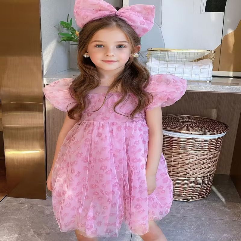 GENERICO - VESTIDO PARA NIÑA DE BARBIE + VINCHA