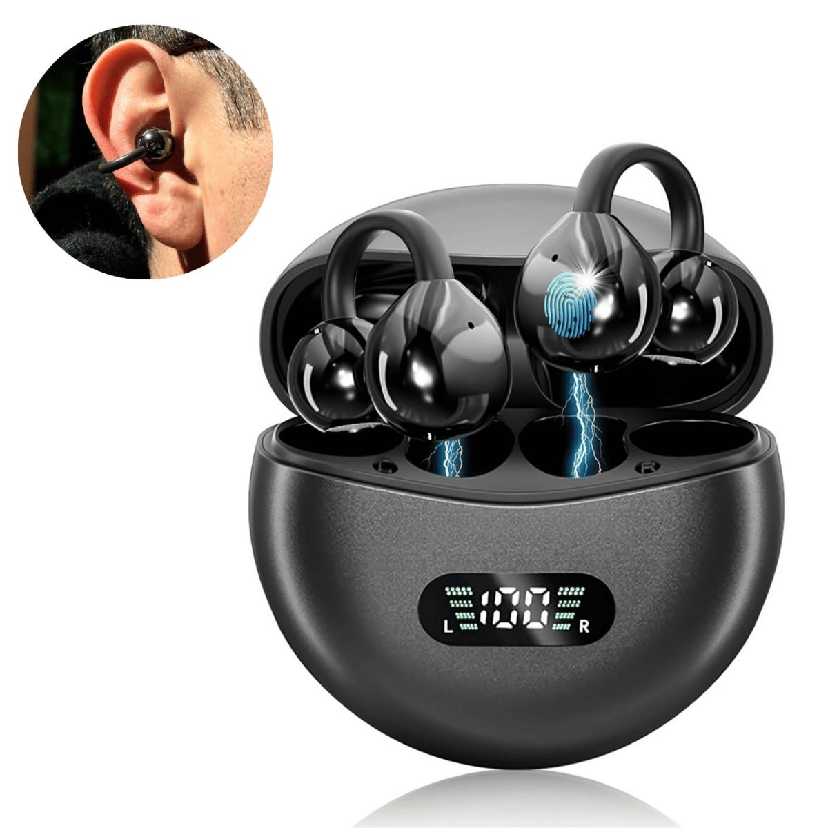 GENERICO - Audífonos Aretes Inalámbricos