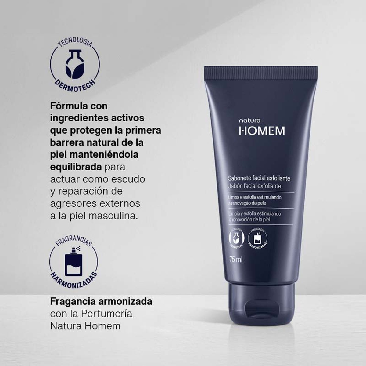 NATURA - Exfoliante Facial Natura Homem