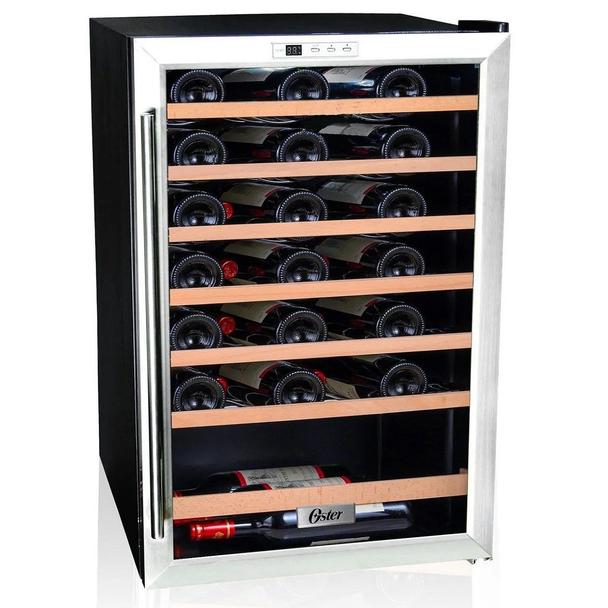 OSTER - Vinera Oster OS-PWCC48DB para 48 Botellas 1 Puerta Negro