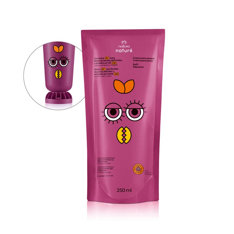 NATURA - Repuesto Naturé Crema para Peinar Cabello rizado para Niños