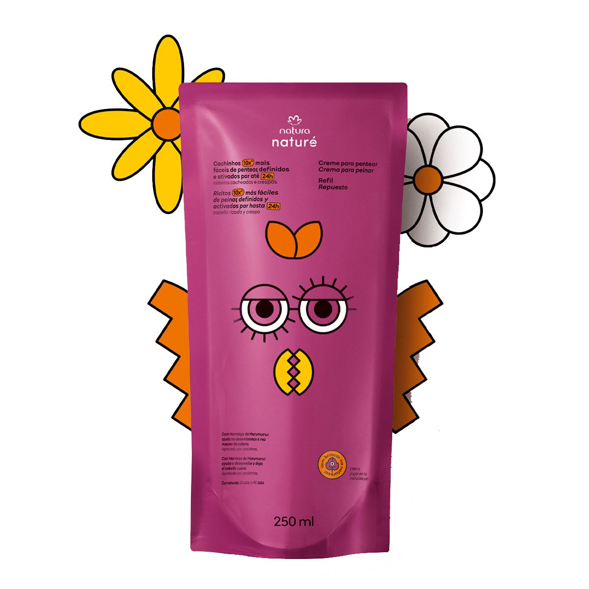 NATURA - Repuesto Naturé Crema para Peinar Cabello rizado para Niños